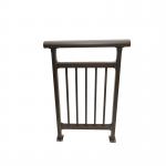Welding Galvanized Steel Rod Wrought Iron Guard Rails For Deck Customized