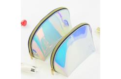 China Transparent TPU Toiletry Washable Iridescent Holographic Bag supplier