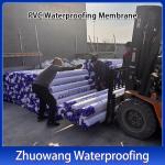Customized Pvc Roofing Membrane Flame Retardant 1m - 2m Width for sale