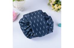 China Multi Function Colorful Printing Lazy Drawstring Cosmetic Bag supplier