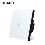 Euro Standard Touch Light Switch 1 Gang Single Wire Switches For Home