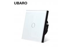 China Euro Standard Touch Light Switch 1 Gang Single Wire Switches For Home supplier