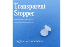 China Transparent Stopper & Toggles For Face Mask supplier