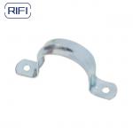 EMT Conduit Fittings Galvanized Saddle Clamp 2 Hole Strap EMT Conduit Strap for sale