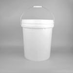 Food Grade HDPE Material Chemical Bucket 6 Gallon Plastic Bucket With Lid for sale