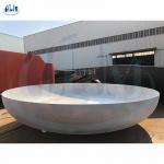 SS316L ASME 89mm Elliptical Dish Head Pressure Vessel Dome Ends GB for sale