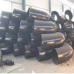 Seamless Pipe Fittings Hydraulic Carbon Steel Elbow Round Head With 37.5 Degree Beveling Angle for sale