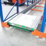 Customized Warehouse Storage Steel Power Coated Heavy Duty Shuttle Pallet Racking for sale