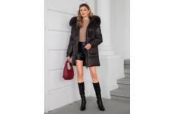 China Bio Down Coat Functionality Real Fox Fur Coat Machine Washable Care Instructions supplier
