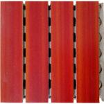 Auditorium Wooden Grooved Acoustic Panel For Home , Architectural Design for sale