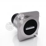 Ip65 Waterproof Panel Mount Connector 4 Pin Audio Video Connector For Data Cable for sale