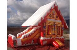 China Christmas Party Events Inflatable Combo Jumping Castle Slide Bounce House supplier