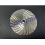 70MM Silver Sharpening Wheel For MK8 MK9 Cigarette Machine Filter Rod Cutting for sale