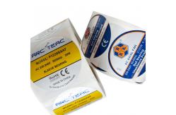 China Silver Vinyl Self Adhesive Labels On A Roll 40mm Round Self Stick Labels supplier