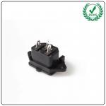 LZ-14-1-02 Waterproof 250V 10A Panel Mounting IEC320 C14 3p Grounded AC Inlet Power Socket With Cover Pop Socket for sale