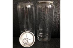 China Clear Plastic Beverage Bottles Can 650ml With Sealing Machine With Logo Customized supplier
