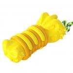 Tooth Grinding Stick Sounding Crocodile Head Dog Toy Ball For Heavy Chewers