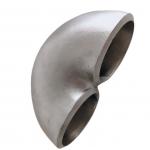 304 316L Stainless Steel Pipe Fittings / 90 Degree Welding Elbow SCH 40 for sale