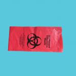 No Leak Hospital Grade Biohazard Waste Bags  24'' Red Trash Liner With Hazard Symbol For Infectious Waste for sale