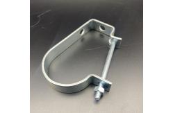 China Galvanized Steel Side-load Threaded Rod Mount Loop Hanger supplier