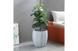 China Chic Fiber Clay Planter Elevate Your Plant Display with Minimalist Design supplier