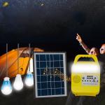 Multifunctional Touch Switch Solar Rechargeable Lamp With Solar Panel for sale
