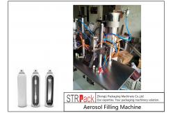 China Electronic Control Aerosol Filling Machine , Bag On Valve Filling Machine supplier