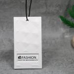 Custom Kraft  Paper Hang Tags / Luggage Hang Tag Name Logo CMYK Or Pantone Color for sale