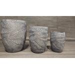 Customed Fiber Clay Planter Modern Style And Frost Resistance for sale