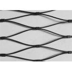 Black 4 × 4 Mesh Size 302 Ss Rope Mesh Fencing Use for sale