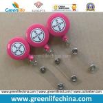 China Factory ABS Shell High Quality Plastic Retractable Badge Reel Holder w/Custom Printing Label for sale