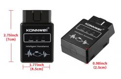 China KONNWEI cheaper price model KW912 ELM327 wireless bluetooth 12V car OBD2 EOBD supplier