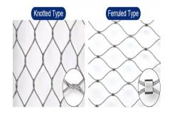 China SS316 Steel Wire Rope Mesh 7*7 Structure Architectural For safety protection supplier