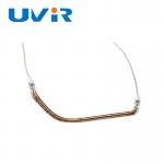 Contour Emitter 3D Infrared Heating Element Tube With Gold Plated Reflective Layer for sale