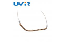 China Contour Emitter 3D Infrared Heating Element Tube With Gold Plated Reflective Layer supplier