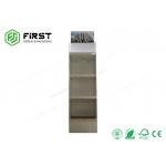 4 Shelves POP Cardboard Floor Display With CMYK Printing For Advertising