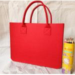 Wholesale eco promotional custom hand made polyester felt carry shopping tote gift bag woman for sale