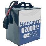 UAV Semi Solid State Battery Herewin 62000mAh 14S2P 51.8V Energy Storage Solution for Demanding Application for sale