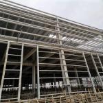 Durable Industrial Steel Buildings Powder Coated Prefab Metal Building Construction for sale