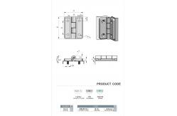 China Size 40mm Zinc Alloy Hinges Rotation External Cabinet Hinge supplier