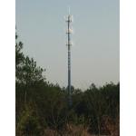 Telecom GSM Antenna Steel Monopole Tower With Galvanized for sale
