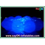 White Party LED ball inflatable props white colored inflatable cloud for nightclub for sale
