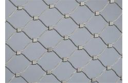 China Rust Proof Stainless Steel Rope Mesh , Metal Diamond Mesh Without Toxic Material supplier