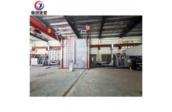 China PLC Control Rotomolding Machinery Circular Internal Structure supplier