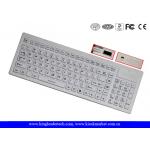 Industrial Silicone Wireless Keyboard IP67 Compliance Built - In Touchpad
