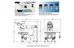 China Metallurgical Optical Halogen Lamp Microscope LWD Trinocular BF / DF A13.0214 supplier
