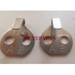 Stainless Steel 1 '' Lacing Hooks With Double Hole To Fix Insulation Blankets for sale