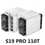 31.2W/TH Bitmain Antminer Bitcoin Miner S19 Pro 110T 3400W for sale