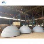 5mm 90MM Carbon Steel Pressure Vessel Dished Ends Hemisphere Head Caps ASME for sale