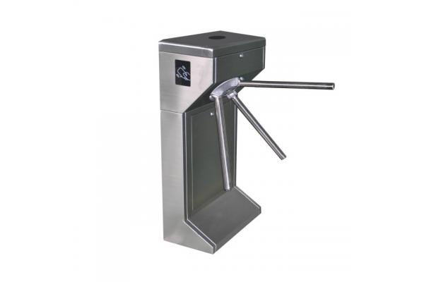 RFID Ticketing System Vertical Automatic Stainless Steel Tripod Turnstile for Tourist